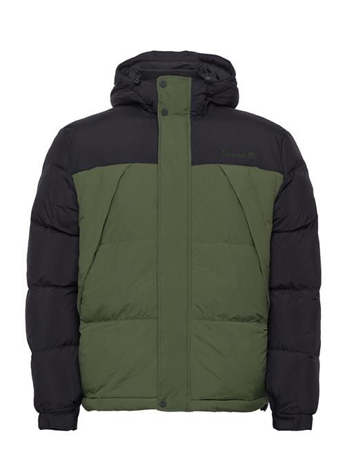 Durable Water Repellent Puffer Jacket Black/Black Forest Green Timberland Khaki