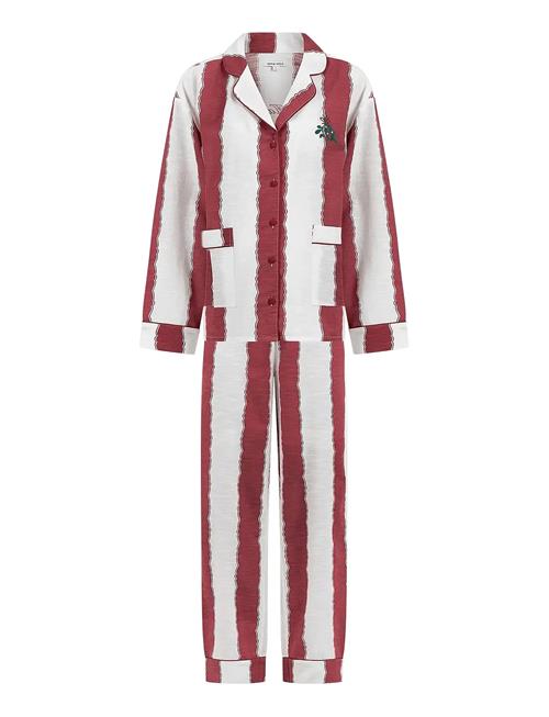 Merry Hangover Stripey Pyjama Anna + Nina Red