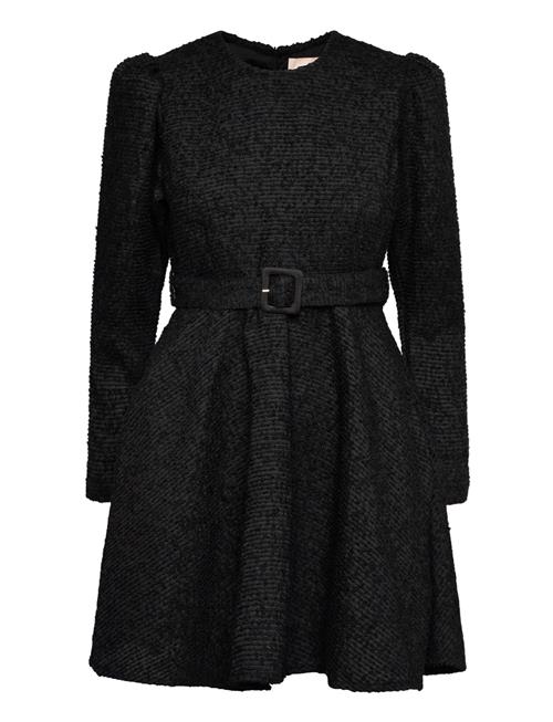 Bouclé Belt Dress By Ti Mo Black