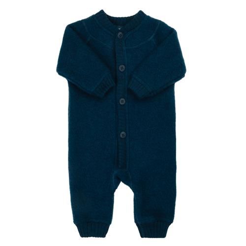Joha Jumpsuit I Blød Uld Dark Turquoise  Dark Turquoise-80 cm  Blå  80 cm  unisex