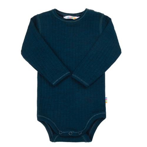 Joha Uldkrop Med Lange Ærmer Dark Turquoise  Dark Turquoise-100 cm  Blå  100 cm  unisex