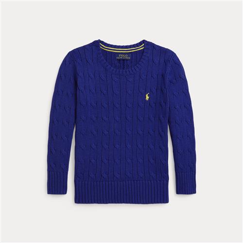 Ralph Lauren Kabelstrikket Sweater Classic Azure  Classic Azure 94-100cm  Blå  94-100 cm  mand