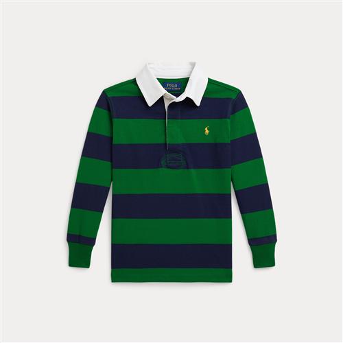Ralph Lauren The Iconic Rugby-trøje Athletic Green Refined Navy  Athletic Green Refined Navy 117-123cm  Grøn  117-123 cm  mand
