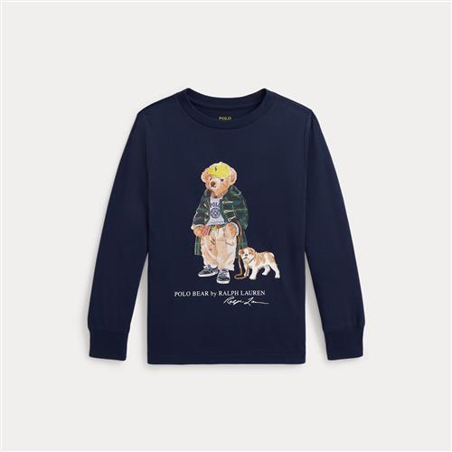 Ralph Lauren Polo Bear Langærmet T-shirt Bear Refined Navy  Bear Refined Navy 109-116cm  Marineblå  109-116 cm  mand