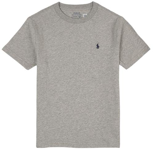 Ralph Lauren Crewneck Tee I Bomuldsjersey Andover Heather 3 years (US 4)  Grå  102-108 cm  mand
