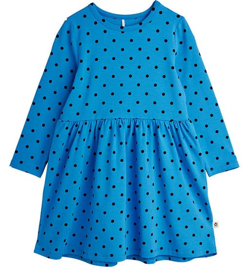 Mini Rodini Kjole - Polka Dots - Blå