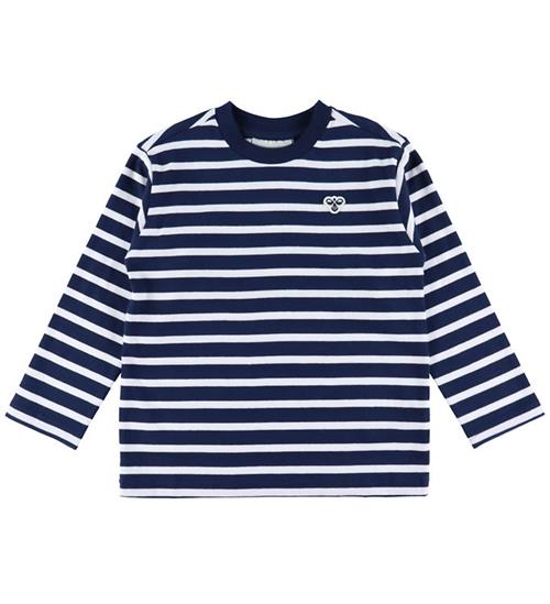 Hummel Bluse - HmlJR - Loose - Dress Blues/White