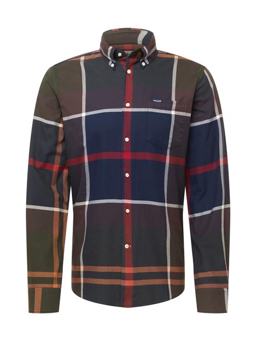 Barbour Skjorte 'Dunoon'  navy / mokka / lysebrun / brandrød / hvid