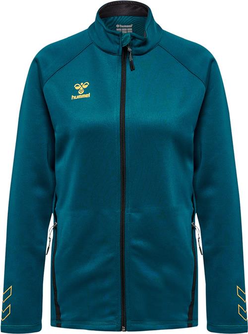 Hummel Sportssweatjakke 'Cima'  gul / petroleum / sort