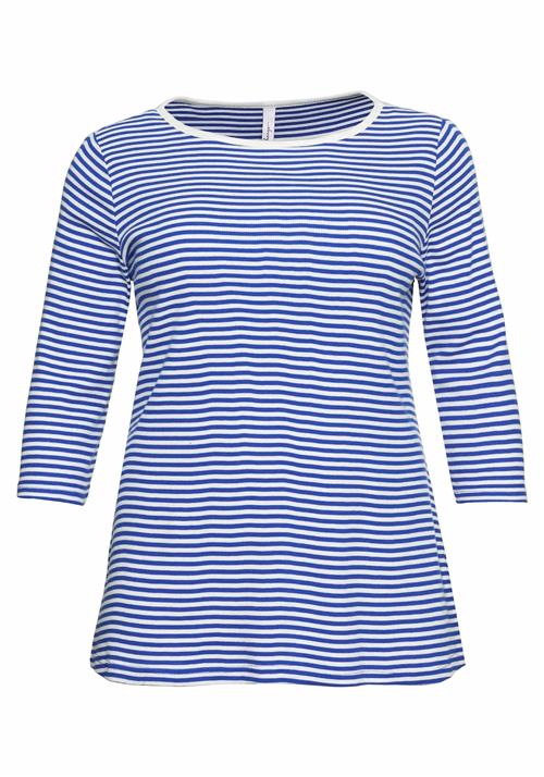 SHEEGO Shirts  royalblå / hvid