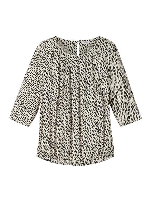 SHEEGO Bluse  ecru / sort