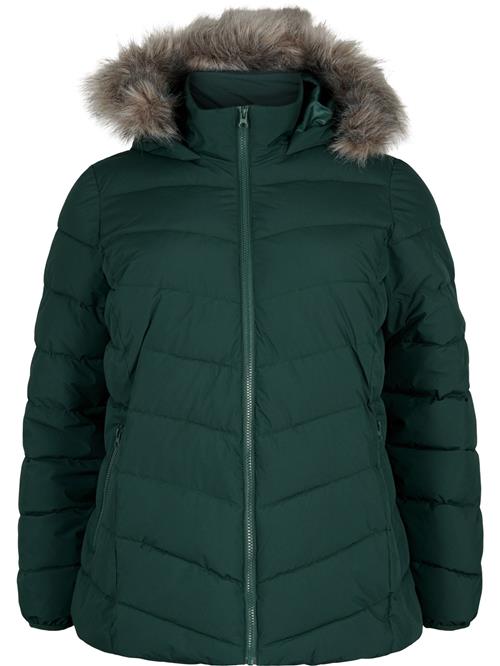 Zizzi Vinterjakke 'Cajulia'  mørkegrøn