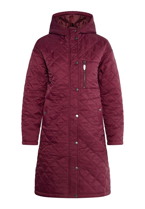 Usha Overgangsfrakke  vinrød