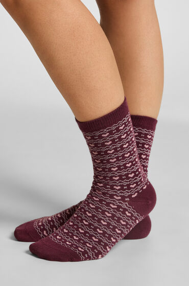Hunkemöller Crew-sokker i modal Lilla