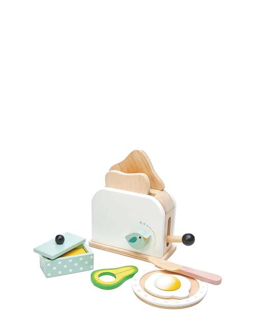 Mini Chef - Breakfast Toaster Set Tender Leaf Patterned