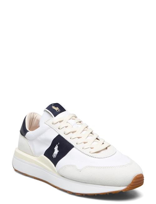 Train 89 Suede & Oxford Sneaker Polo Ralph Lauren White