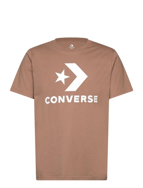 Standard Fit Center Front Large Logo Star Chev Ss Tee Converse Brown