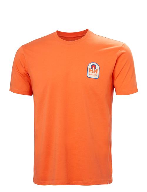 Massif Graphic T-Shirt Helly Hansen Orange