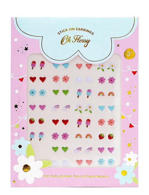 Stick-On Earrings Oh Flossy Patterned