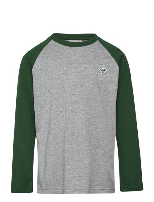 Hmljr Raglan Loose T-Shirt L/S Bee Hummel Green