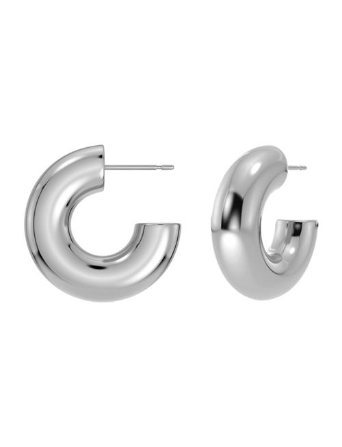 Chunky Creoles S Edblad Silver