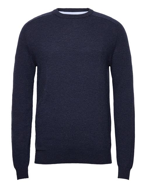 Merino Crew Knit Sebago Navy