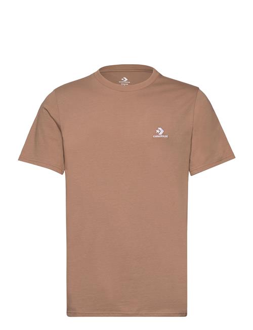 Star Chevron Tee Black Converse Brown