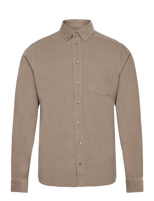 Cfanton Ls Bd Baby Cord Shirt Casual Friday Beige