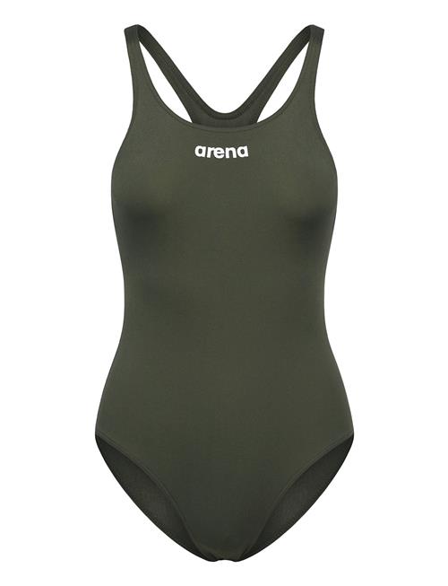 Women's Team Swimsuit Swim Pro Solid Arena Khaki