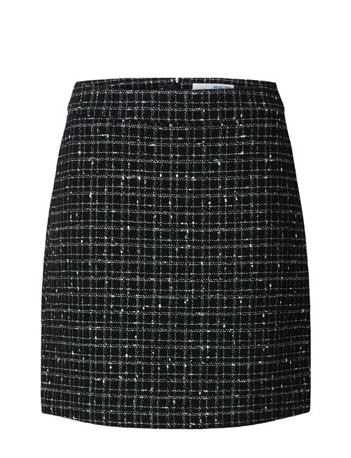 Slfwilma Mw Mini Skirt Selected Black