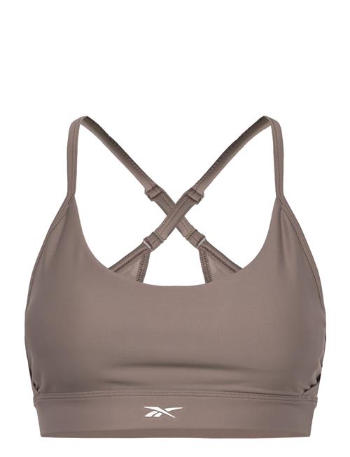Lux Strappy Sports Bra Reebok Performance Brown