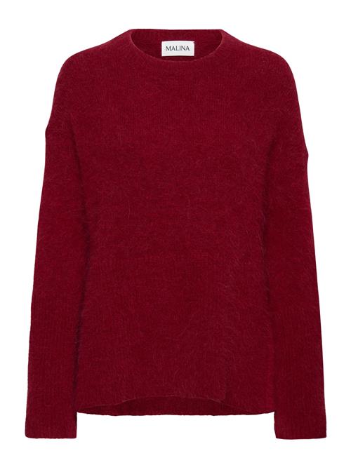 Elsy Brushed Alpaca Blend Sweater Malina Red