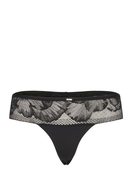 Thong_ Peony Lace BOSS Black
