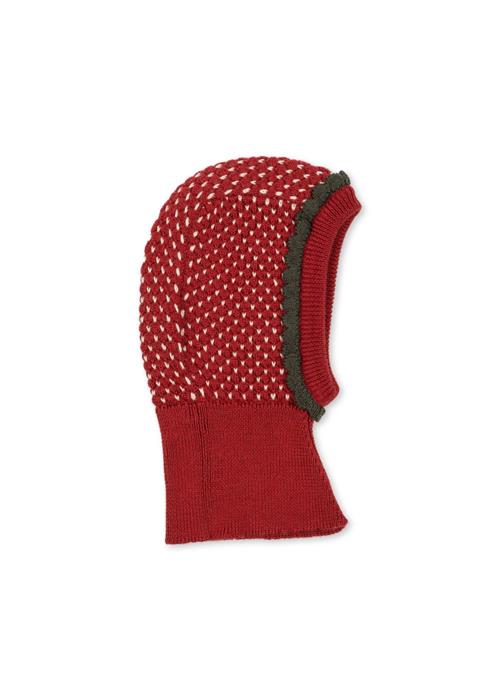 Konges Sløjd Strawberry Balaclava True Red  True Red 5-8 Y  Rød  5-8 år  kvinde