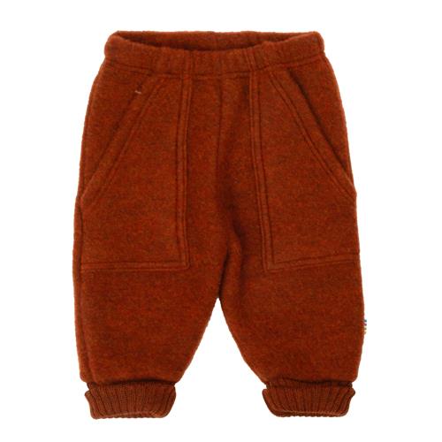 Joha Baggy Bukser I Blød Uld Russet  Russet-80 cm  Brun  80 cm  unisex