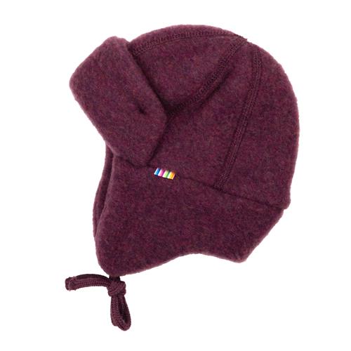 Joha Blød Uldhjelm Med Dobbelt Lag Plum  Plum-50 cm  Lilla  50 cm  unisex