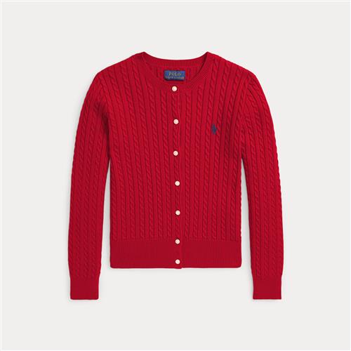 Ralph Lauren Cardigan Med Mini-kabler Red  Red 130-134cm  Rød  130-134 cm  kvinde