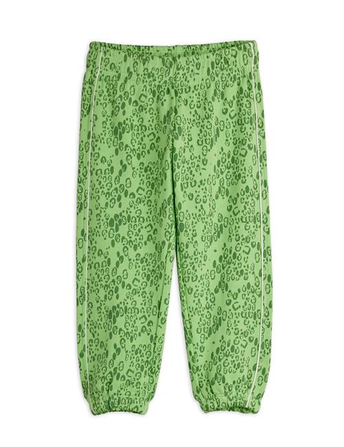 Mini Rodini Mini Leopard Joggingbukser Green  Green 104/110 cm  Grøn  104/110 cm  mand