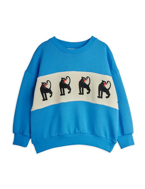 Mini Rodini Panther Sweatshirt Blue  Blue 80/86 cm  Blå  80/86 cm  mand