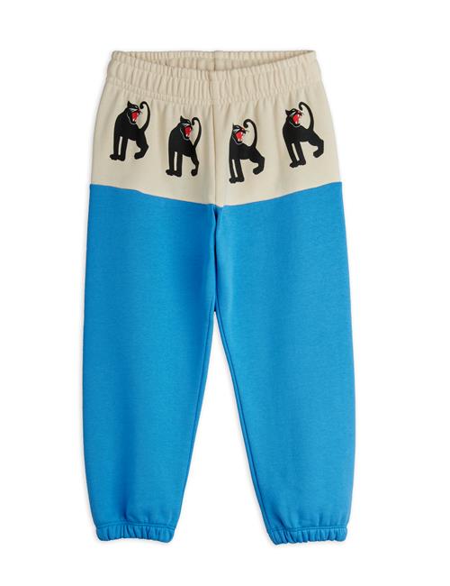 Mini Rodini Panther Joggingbukser Blue  Blue 128/134 cm  Blå  128/134 cm  mand