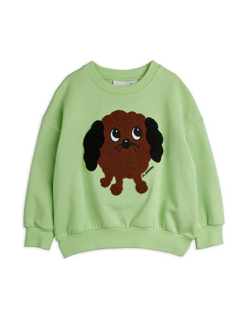 Mini Rodini Doggie Sweatshirt Green  Green 104/110 cm  Grøn  104/110 cm  mand