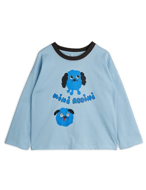 Mini Rodini Doggies Langærmet Top Blue  Blue 80/86 cm  Blå  80/86 cm  mand