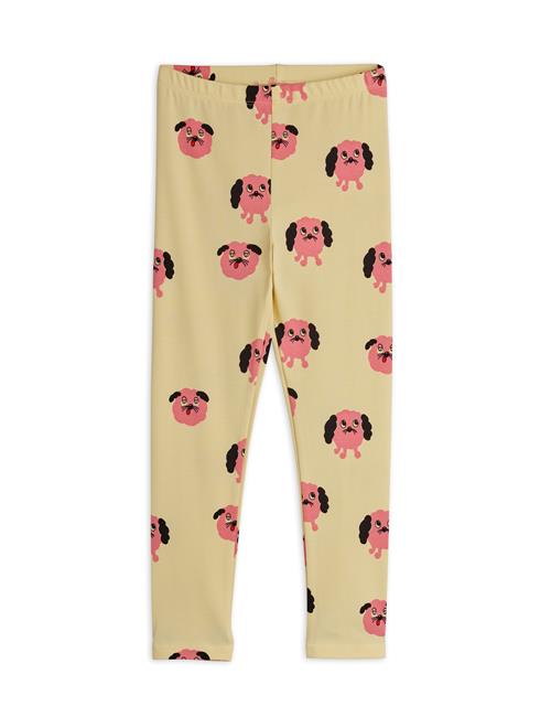 Mini Rodini Doggies Leggings Yellow  Yellow 128/134 cm  Gul  128/134 cm  kvinde