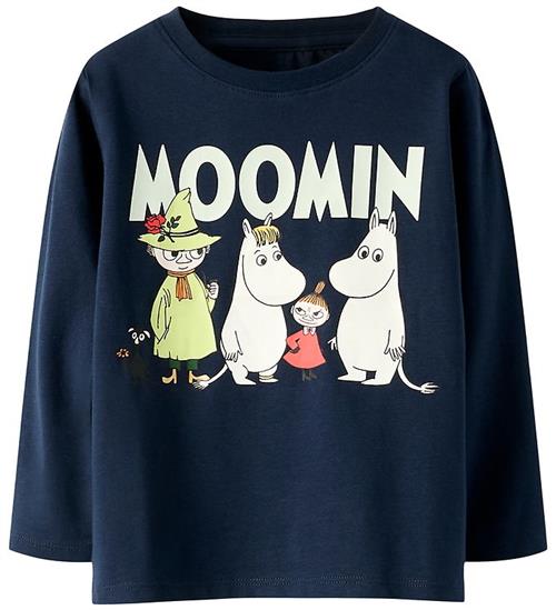 Name It Bluse - NmnSlov - Moomin - Navy Blazer