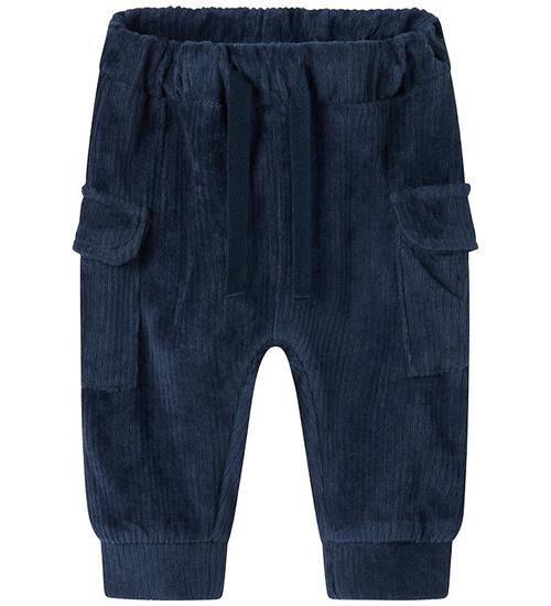 Name It Bukser - Fløjlsvelour - NbmRonny - Navy Blazer