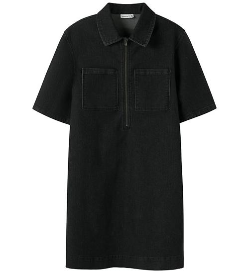 Name It Kjole - NkfBlake - 1/2 Loose - Dark Grey Denim