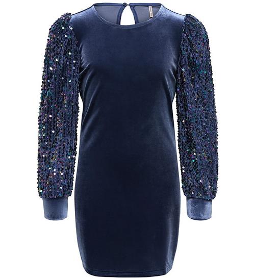 Kids Only Kjole - KogConfidence - Velour/Palietter - Naval Acade