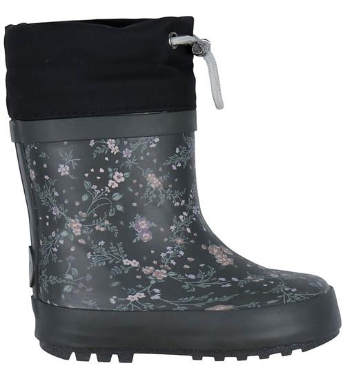 Wheat Termostøvler - Rubber - Forest Lake Checked Flowers