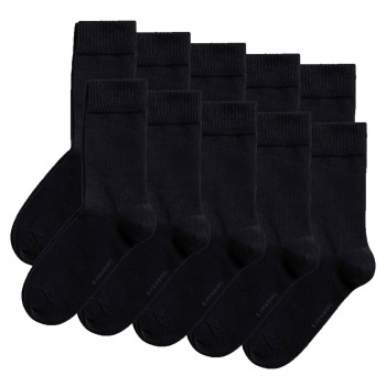 Björn Borg Strømper 10P Essential Long Socks Sort Str 36/40 Herre