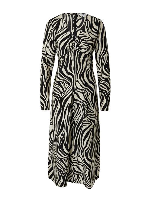 EDITED Kjole 'Vika'  creme / sort